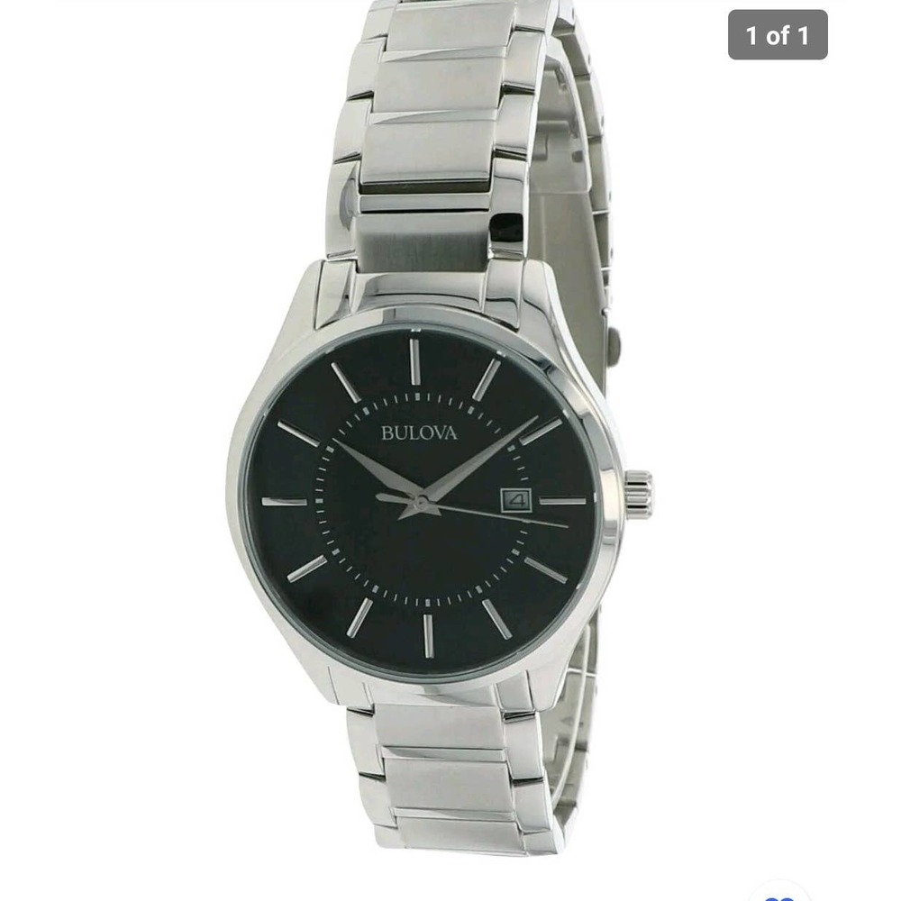 Men's Bulova Stainless Steel Watch